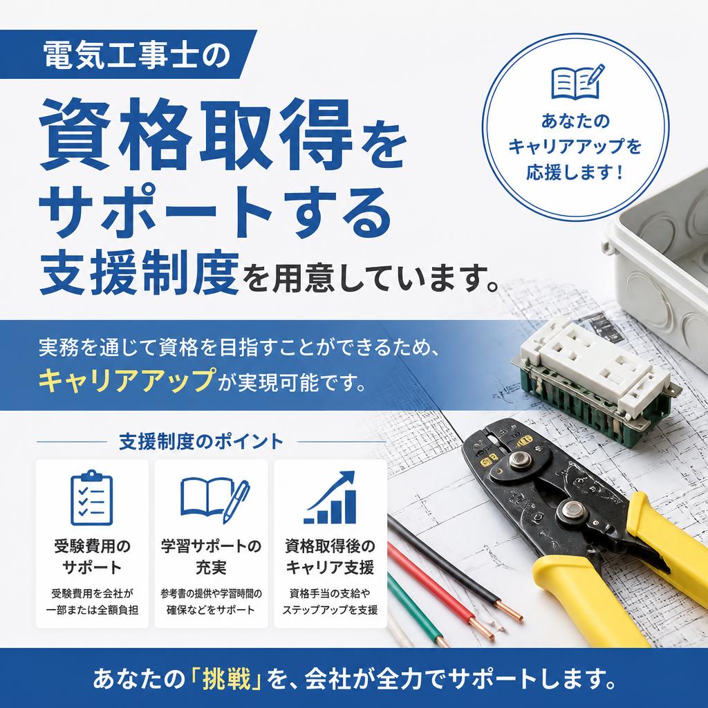 安心の資格取得支援制度