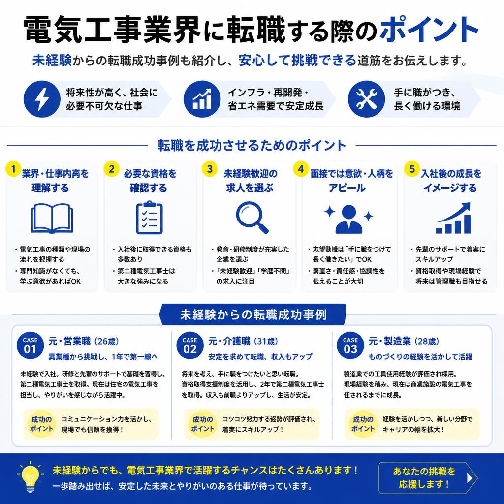 転職を成功させるためのポイント